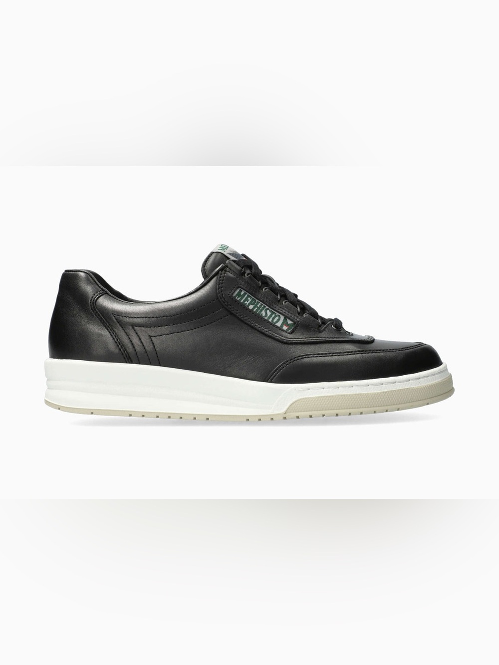 Mephisto Match sneakers in black leather size 10.5 - Picture 3 of 15